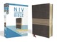 NIV, Thinline Bible, Giant Print, Imitation Leather, Brown/Tan, Red Letter Edition