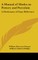 A Manual of Marks on Pottery and Porcelain
