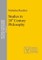 Studies in 20th Century Philosophy