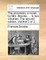 The Excursion, a Novel, by Mrs. Brooke, ... in Two Volumes. the Second Edition. Volume 2 of 2