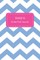 Toni's Pocket Posh Journal, Chevron
