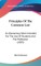 Principles Of The Common Law