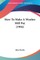 How To Make A Woolen Mill Pay (1904)