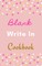 Blank Write In Cookbook (Pink White Gold Polka Dot Theme)