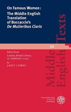 On Famous Women: The Middle English Translation of Boccaccio's 'De Mulieribus Claris'