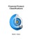 Financial Product Classifications