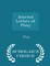 Selected Letters of Pliny - Scholar's Choice Edition