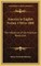 America in English Fiction 1760 to 1800