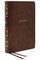 Nkjv, Reference Bible, Classic Verse-By-Verse, Center-Column, Leathersoft, Brown, Indexed, Red Letter Edition, Comfort Print