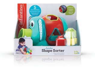 INFANTINO Jumbo shape sorter