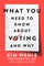 Wehle, K: What You Need to Know About Voting-and Why