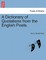 A Dictionary of Quotations from the English Poets.