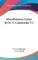 Miscellaneous Essays By H. T. Colebrooke V1