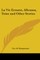 La Vie Errante, Allouma, Toine and Other Stories