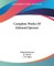 Complete Works Of Edmund Spenser