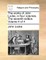 The works of John Locke, in four volumes. The seventh edition. Volume 4 of 4