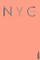 NYC Peach Chrysler building blank Journal $ir Michael designer edition