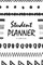 Student Planner (6x9 Softcover Log Book / Planner / Tracker)