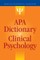 APA Dictionary of Clinical Psychology