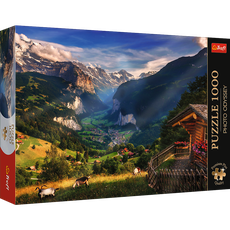 TREFL Premium Plus Puzzle Lauterbrunnen Valley, Switzerland, 1000 pcs TREFL Premium Plus Puzzle Lauterbrunnen Valley, Switzerland, 1000 pcs
