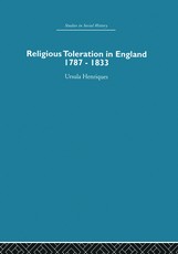 Religious Toleration in England Religious Toleration in England