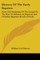 History Of The Early Baptists