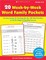 20 Week-By-Week Word Family Packets