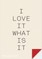 I love it. What is it?