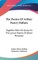 The Poems Of Arthur Henry Hallam