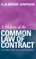 A History of the Common Law of Contract