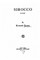 Sirocco, A Novel