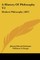 A History Of Philosophy V2