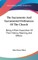 The Sacraments And Sacramental Ordinances Of The Church