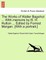 The Works of Walter Bagehot ... With memoirs by R. H. Hutton ... Edited by Forrest Morgan. [With a portrait.]