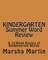 KINDERGARTEN Summer Word Review