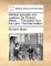 Medical Precepts and Cautions. by Richard Mead, ... Translated from the Latin. the Third Edition.