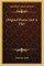 Original Poems and a Play