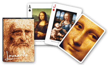 PIATNIK playing cards Leonardo da Vinci
