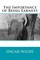 The Importance of Being Earnest