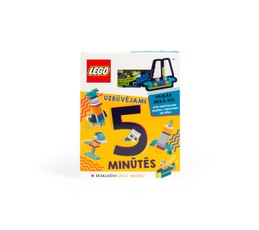 LEGO ICONIC Activity Book "5-Minute Builds"- Latvian
