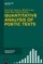 Quantitative Analysis of Poetic Texts
