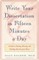 Writing Your Dissertation in Fifteen Minutes a Day