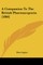 A Companion To The British Pharmacopoeia (1866)