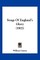 Songs Of England's Glory (1902)