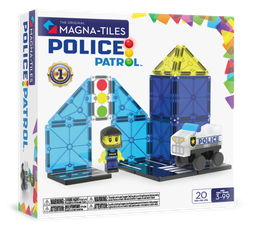 MAGNA-TILES magnet constructor set Police Patrol, 20 pcs