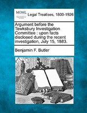 Argument Before the Tewksbury Investigation Committee Argument Before the Tewksbury Investigation Committee