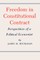 Freedom in Constitutional Contract