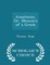 Anastasius, Or, Memoirs of a Greek - Scholar's Choice Edition