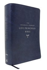 Niv, Charles F. Stanley Life Principles Bible, 2nd Edition, Leathersoft, Blue, Thumb Indexed, Comfort Print Niv, Charles F. Stanley Life Principles Bible, 2nd Edition, Leathersoft, Blue, Thumb Indexed, Comfort Print