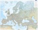 Kümmerly+Frey Europakarte physikalisch Poster 1:4,5 Mio.